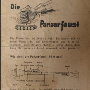 Mode d'emploi du Panzerfaust 60m
